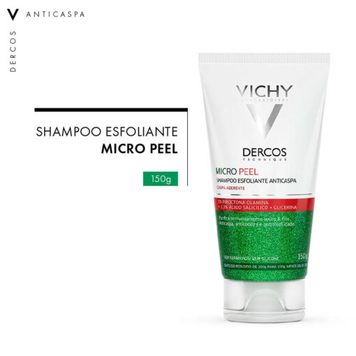 Vichy Dercos Micro Peel – Shampoo Esfoliante – 150ml - Image 6