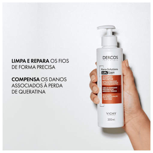 DERCOS KERA-SOLUTIONS SHAMPOO REPOSITOR – CABELOS DANIFICADOS - Image 4