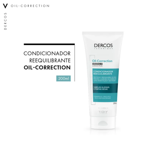 DERCOS CONDICIONADOR REEQUILIBRANTE OIL-CORRECTION COM CERAMIDA R E ZINCO PCA - Image 7